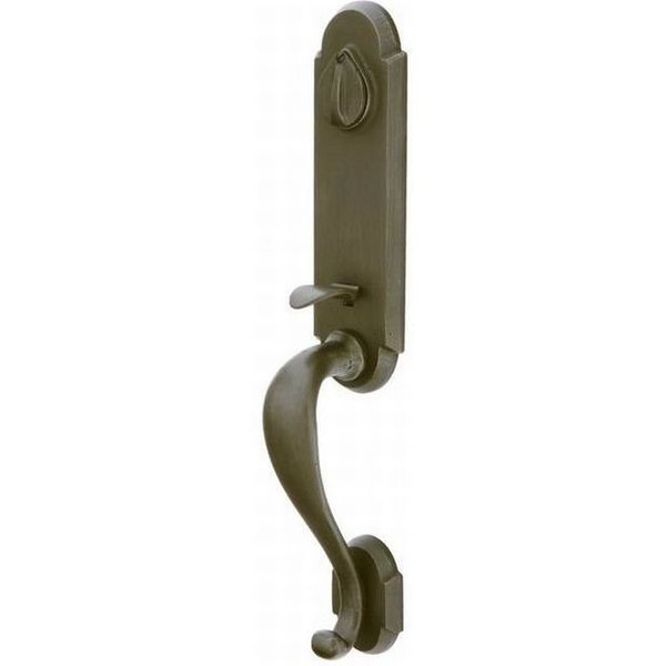 Medium Bronze Handleset 452112CRMBRH, EMTEK, Mfr# 452112CRMBRH